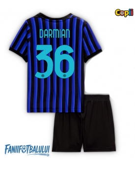 Inter Milan Matteo Darmian #36 Echipament de Fotbal Replică 2025-26 Copii Acasa (+ Șorturi)